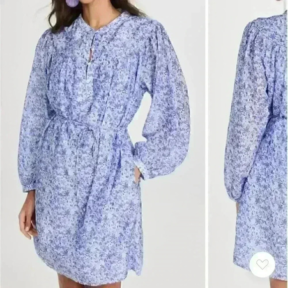 NWT XIRENA Bellamy Dress in Blue Willow Sz L MSRP $378 - Picture 1 of 7